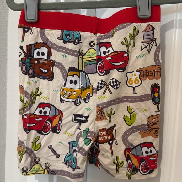 Little Sleepies Disney Cars Shorts PJs 4T - Picture 7 of 7